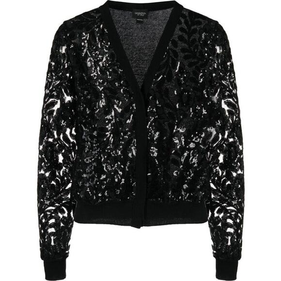 NWT Giambattista Valli Sequin-Embellished Cardigan Sz 38 (Small) - Picture 5 of 8